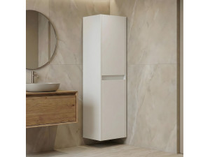 Mobile da bagno "Arno 40" - 40 x 27 x 138 cm - Bianco 2