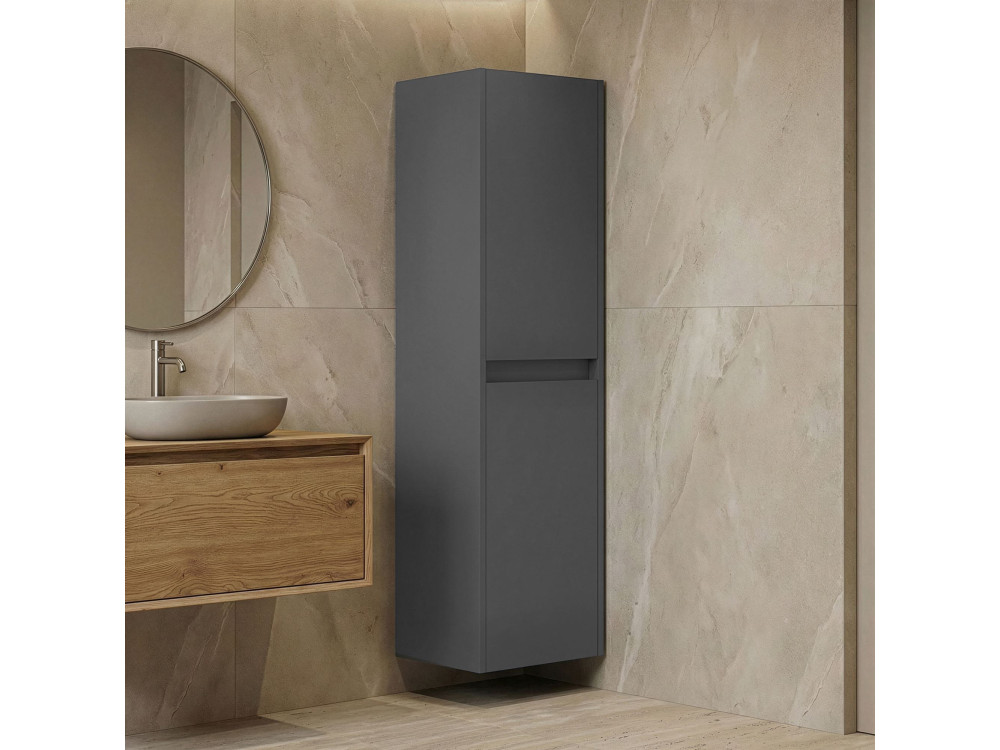 Mobile da bagno "Arno 40" - 40 x 27 x 138 cm - Antracite