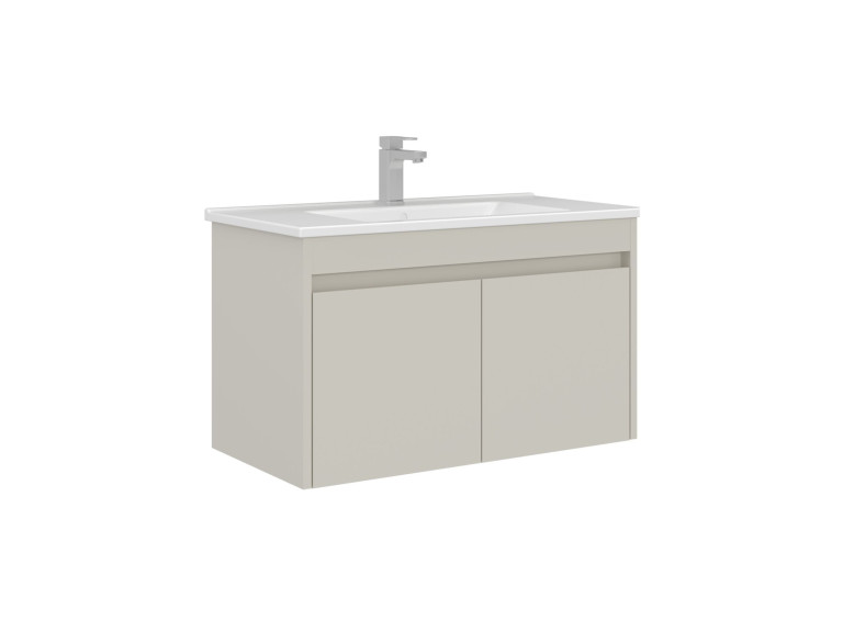 Mobile lavabo "Arno 85" - 85 x 45 x 52 cm - Cashmere