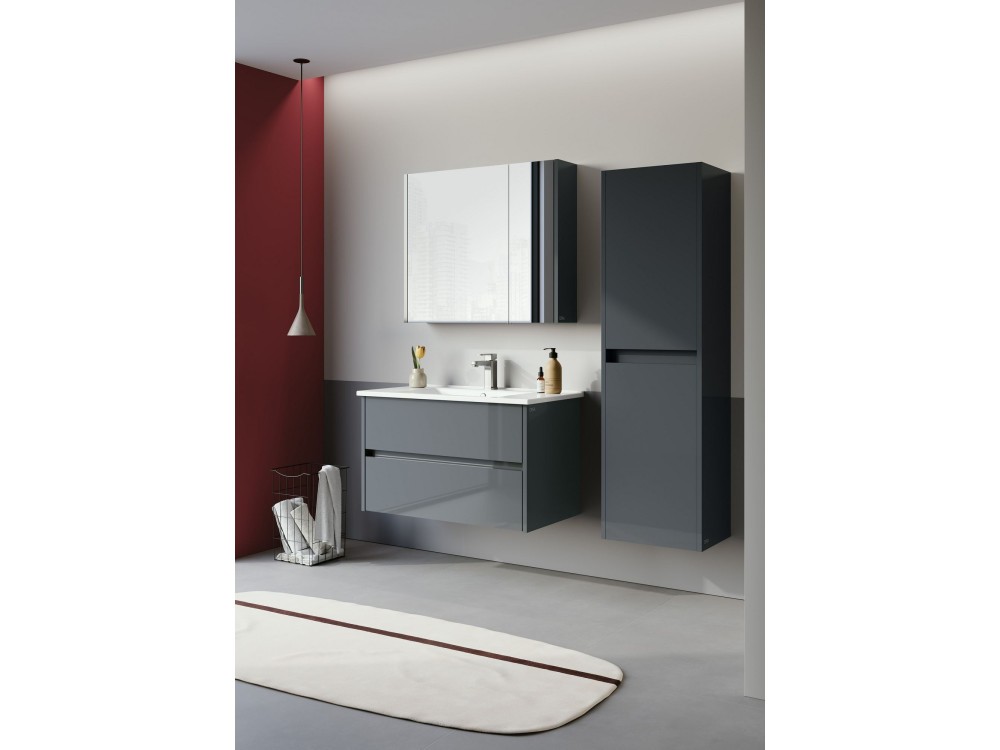 Mobile lavabo "Arno 85" - 85 x 45 x 52 cm - Antracite