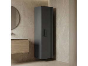 Mobile da bagno "Bari 40" - 40 x 32 x 138 cm - Antracite opaco 2