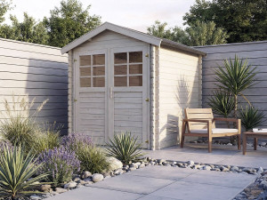 Casetta da giardino in legno "Beaumont" - 4,48 m² - 223 x 201 cm - 28 mm 2