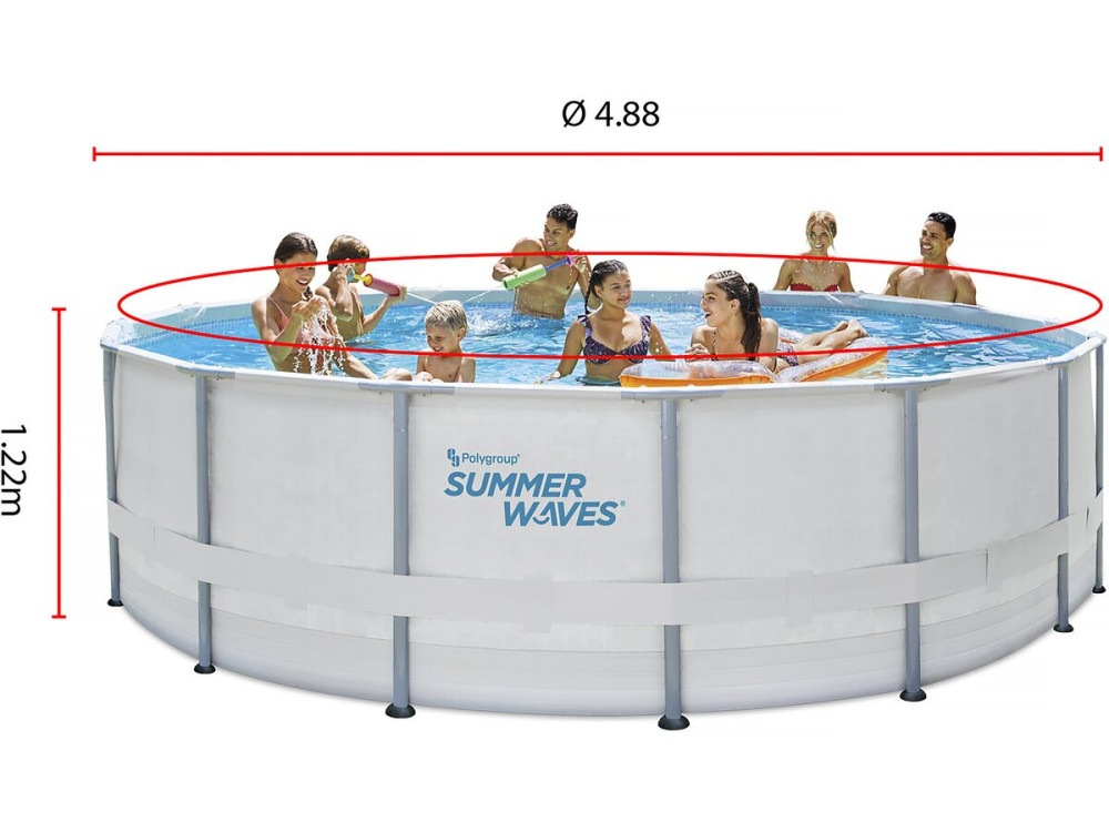 Piscina Fuori Terra "Elite" - Ø 4,88 x 1,22 m