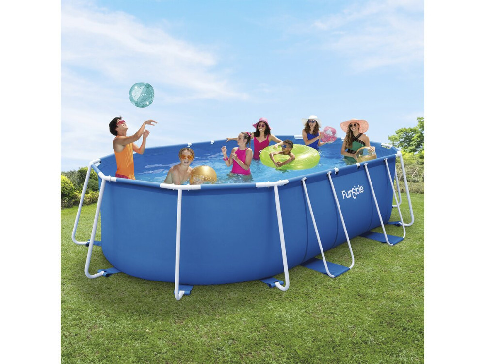 Piscina tubolare ovale "Tina" - 4,88 x 3,05 x 1,07 m