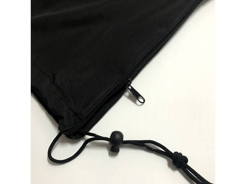 Ombrellone da giardino offset "Soleil" - Quadrato - 2,5 x 2,5 m - Nero + Copertura di protezione