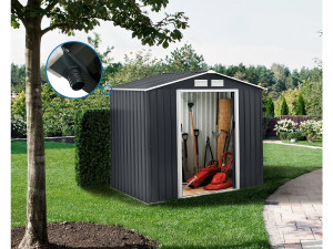 Casetta da giardino in metallo - "Vegas" - 4,07 m² con grondaia 2