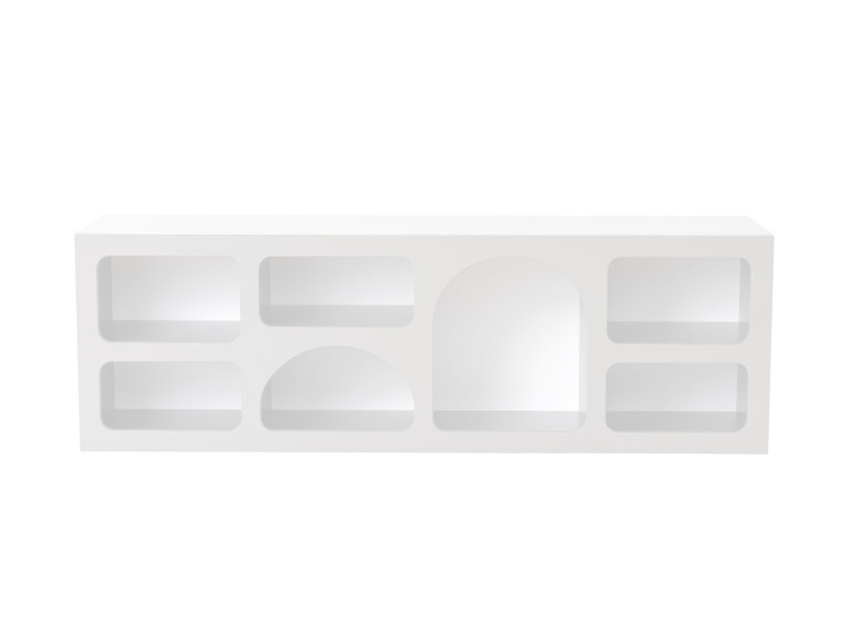 Credenza in legno "Ferlis" - 160 x 40 x 51 cm - Bianco