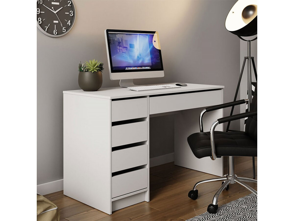 Scrivania “Ada” – 120 x 75 x 55 cm – Bianco