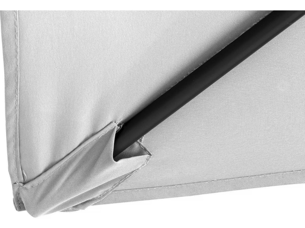 Ombrellone da giardino "Sol 2" - Rettangolo - 2x 3 m - Grigio