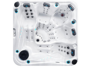Spa " Devotion " - 3 posizioni semisdraiate + 2 reclinate - 2,13 x 2,13 x 0,91 m 2