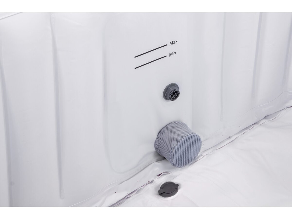 Spa gonfiabile "RIVIERA" in PVC - 6 posti - Grigio/bianco