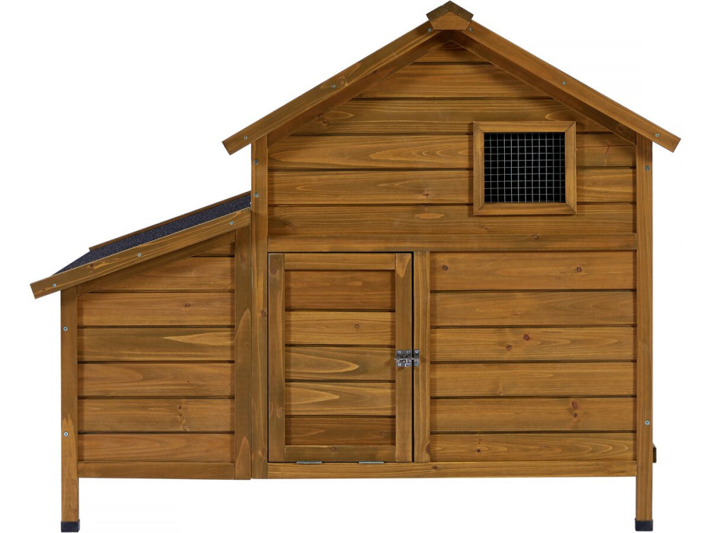 Pollaio in legno "Cocotte" con nido - Marrone