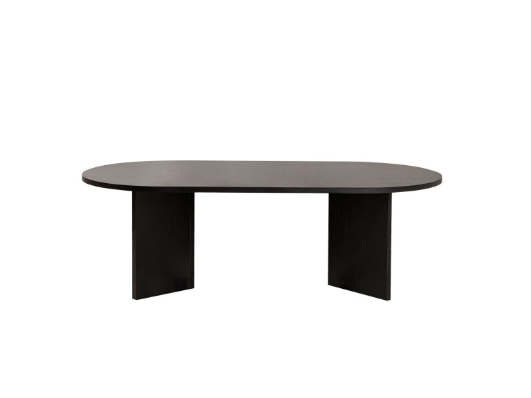 Tavolino da caffè in legno "Sand" - 60 x 119 x 40 cm - Legno nero