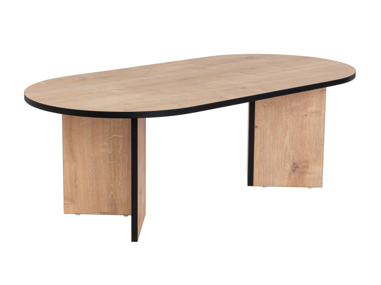 Tavolino in legno "Sable" 119 x 60 x 40 cm - Rovere zaffiro