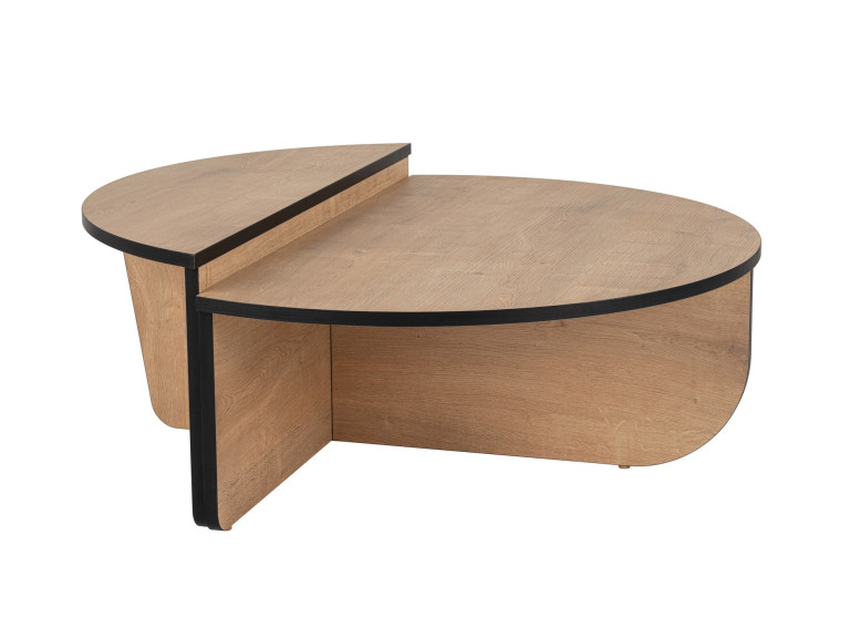 Tavolino in legno "Orion" 90 x 60 x 30 cm - Rovere miele