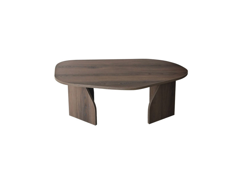 Tavolino in legno "Rock" 100 x 60 x 35 cm - Noce