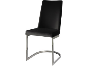 Sedia "Rotonda" - Nera - Set di 2