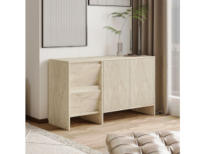 Credenza in legno "Laris 130" - 130 x 44 x 82 cm - Travertino 2