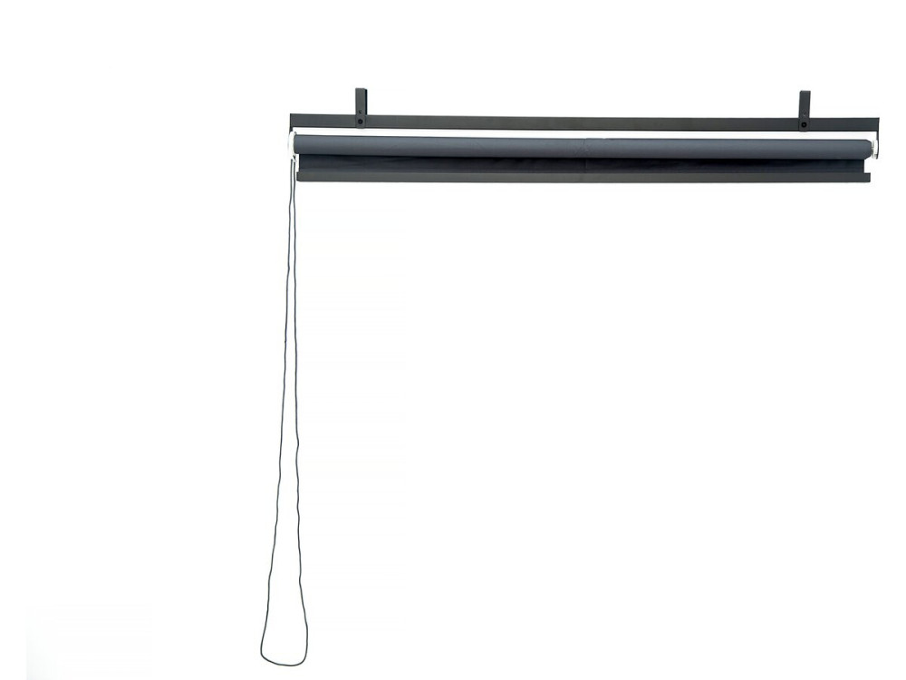 Set di 2 tende a rullo per pergola - 124 x 225 cm - Antracite