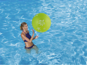 Pallone da spiaggia fosforescente - 62 cm 2