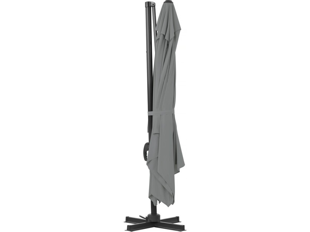 Ombrellone da giardino a sbalzo in alluminio "Sky 4" - 3 x 4 m - Grigio
