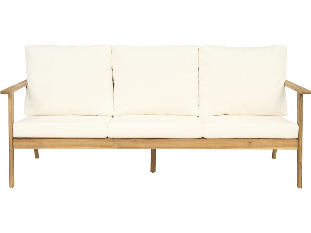 Set di mobili da giardino in legno d'acacia con cuscini "Chilwell" - 5 posti - Beige