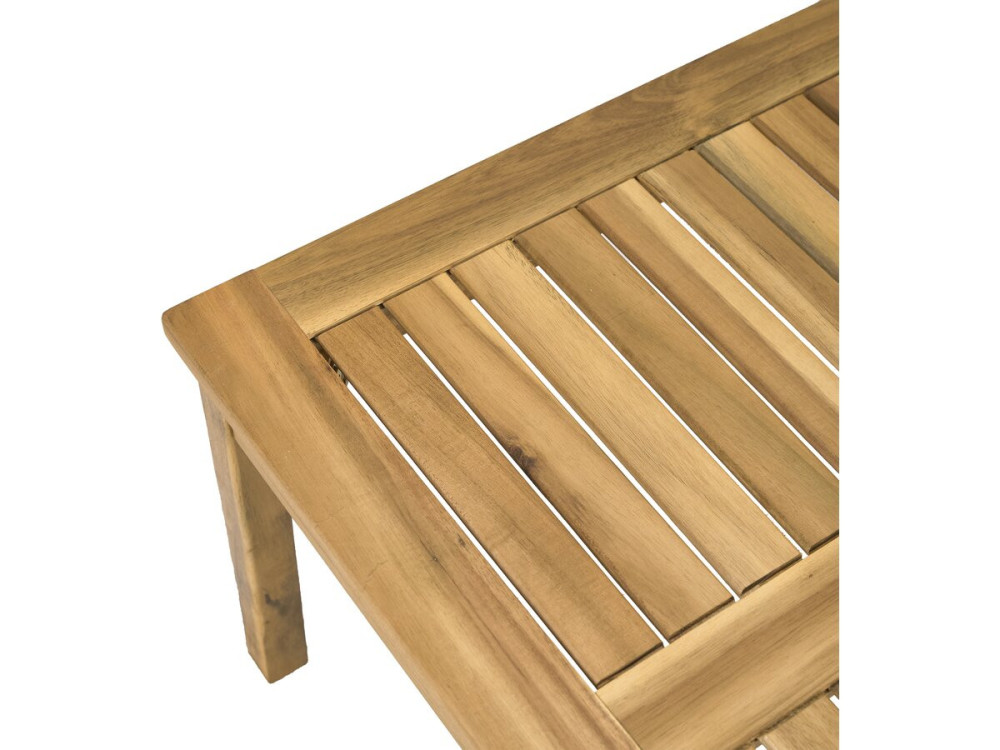 Set di mobili da giardino in legno d'acacia con cuscini "Chilwell" - 5 posti - Beige