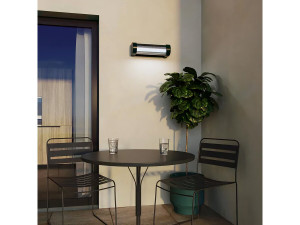 Apparecchio solare e ricaricabile Booster "Loma" da 150 a 900 Lumen - Nero 2