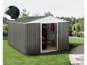Capanno da giardino in metallo "Dallas" -  15,16 m² con grondaia 2