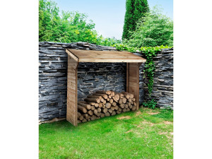 Cabina di legno - 1,05 m² - 2,10 x 0,50 x 1,8 m - 2 steri 2