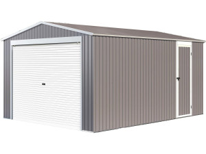 Garage in metallo NEVADA con porta scorrevole - 15,61m²
