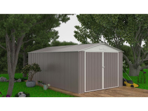 Garage in metallo NEVADA con porta battente - 18,56 m² 2
