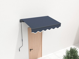 Tenda da sole in alluminio "Ombra 1" - 160 x 120 cm - Grigio 2