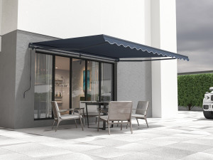 Tenda da sole in alluminio "Ombra 4" - 395 x 300 cm - Grigio 2