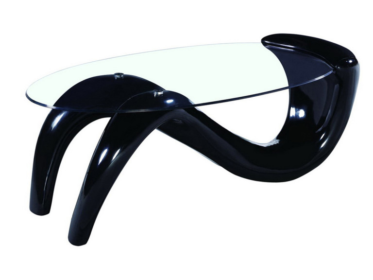 Tavolino "Maya"- 125 x 64 x 48,5 cm- Nero