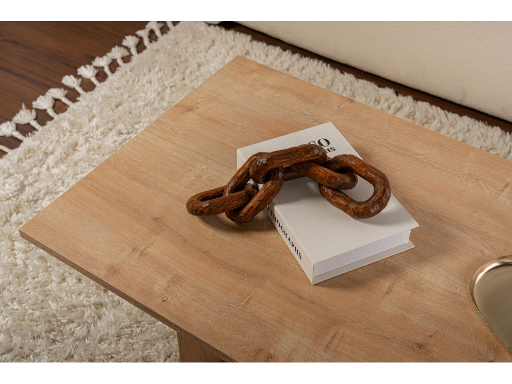Tavolino da caffè in legno "Sabin" - 60 x 119 x 40 cm - Rovere Zaffiro