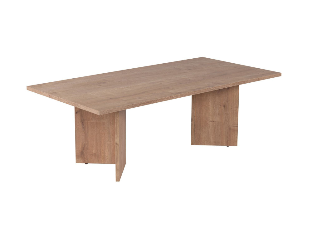 Tavolino da caffè in legno "Sabin" - 60 x 119 x 40 cm - Rovere Zaffiro