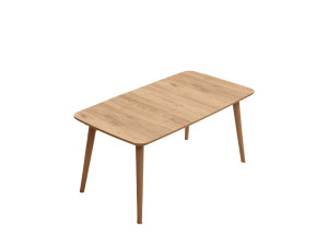 Tavolino in legno "Luci" 100 x 53 x 45 cm - Rovere