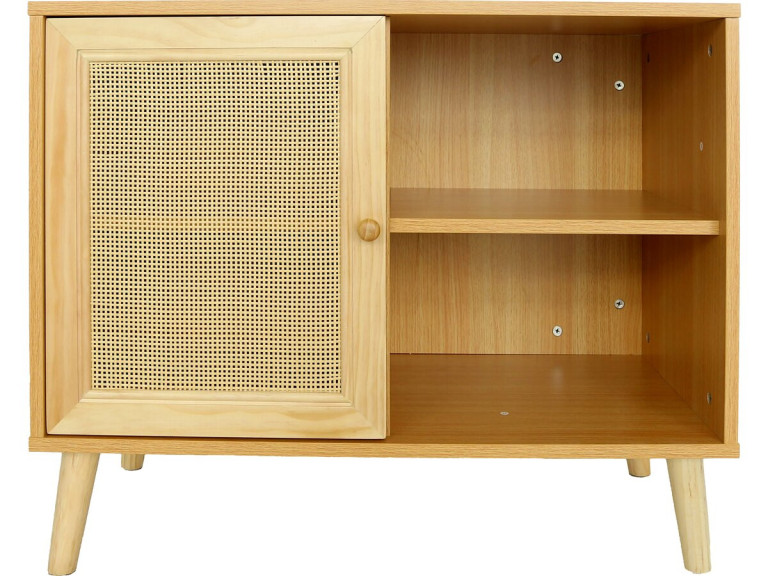 Credenza in legno "Iguana" - 80 x 40 x 66 cm - Marrone