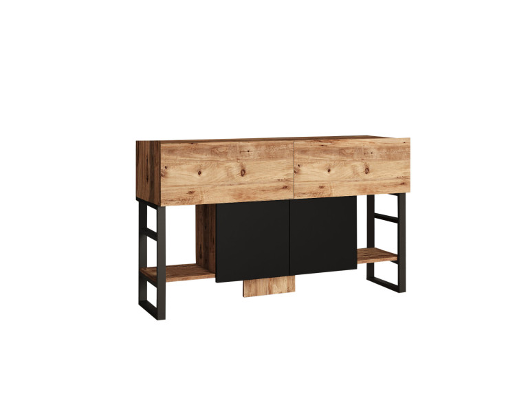 Credenza in legno "Mel" - 140 x 43 x 84 cm - Beige