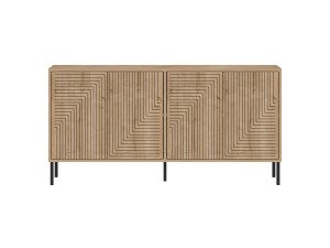 Credenza in legno "Evolet" - 150 x 36 x 75 cm - Beige