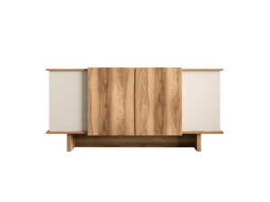 Credenza in legno "Diana" - 180 x 40 x 81 cm - Beige