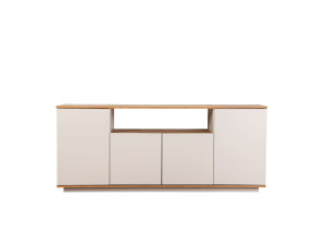Credenza in legno "Arista" - 180 x 44 x 75 cm - Beige