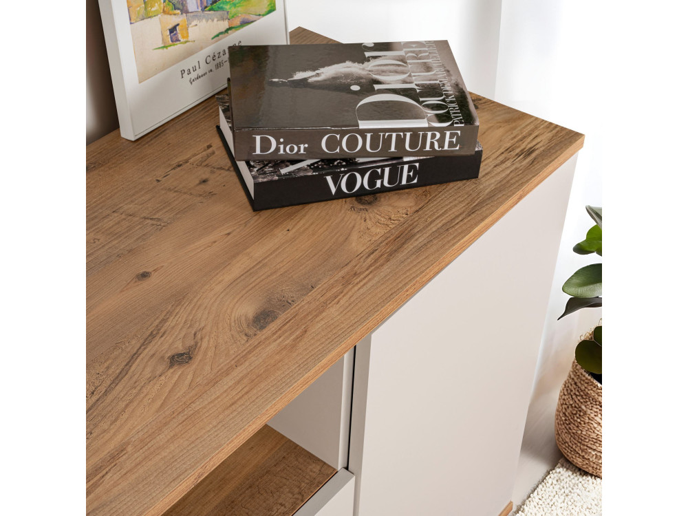 Credenza in legno "Arista" - 180 x 44 x 75 cm - Beige