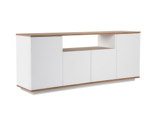 Credenza in legno "Arista" - 180 x 44 x 75 cm - Bianco