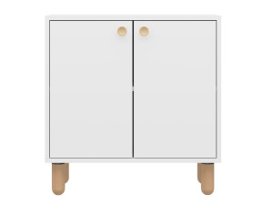 Credenza in legno "Lina" - 72 x 36 x 73 cm - Bianco