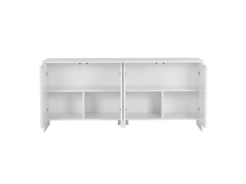 Credenza in legno "Arlen" - 180 x 45 x 80 cm - Bianco