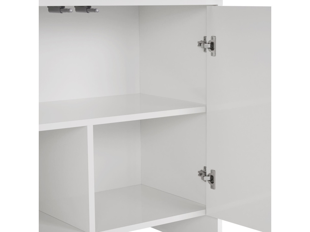 Credenza in legno "Arlen" - 180 x 45 x 80 cm - Bianco