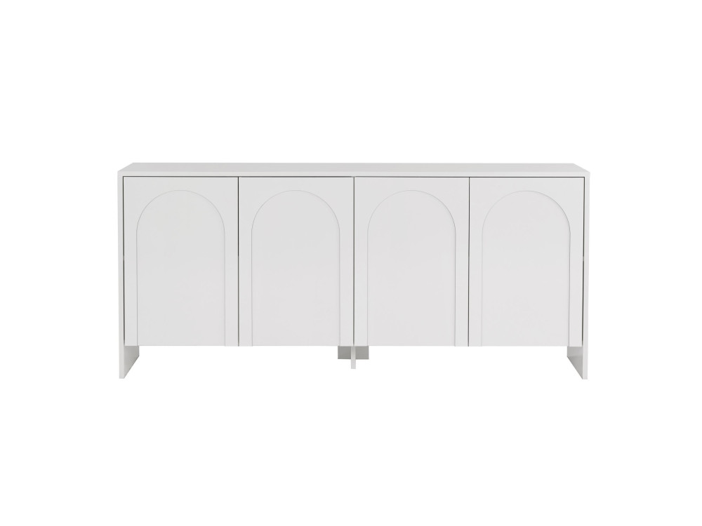 Credenza in legno "Arlen" - 180 x 45 x 80 cm - Bianco
