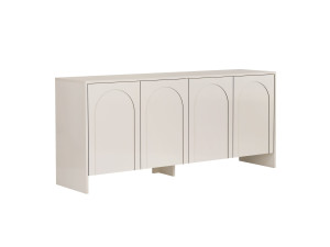 Credenza in legno "Arlen" - 180 x 45 x 80 cm - Crema